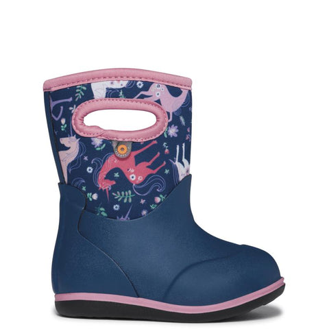 Bogs Baby Classic Boot - Unicorn Meadow Indigo-Pumpkin Pie Kids Canada