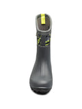 Bogs Classic Seamless Boot - Edgy Camo Dark Grey-Pumpkin Pie Kids Canada