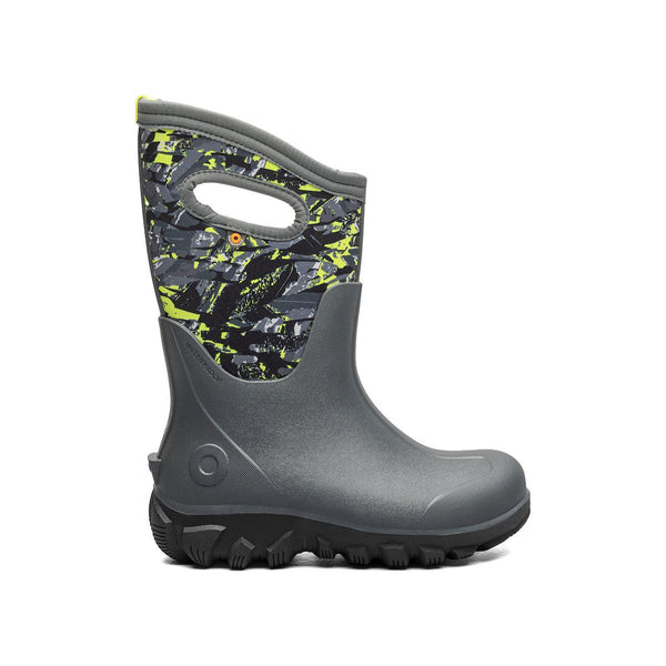 Bogs Classic Seamless Boot - Edgy Camo Dark Grey-73440-0074 13-Pumpkin Pie Kids Canada