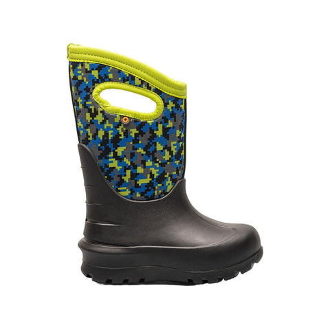 Bogs Neo-Classic Boot - Digital Maze Black-72874-009 1-Pumpkin Pie Kids Canada