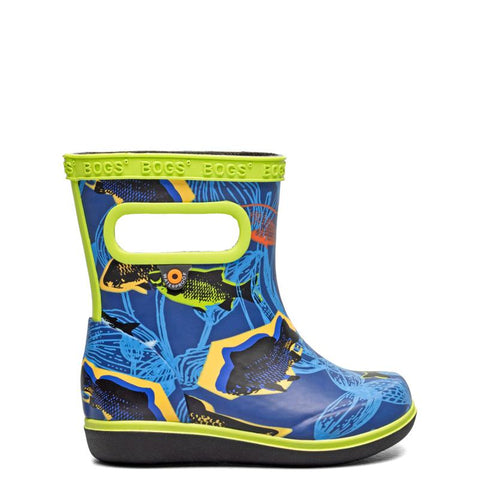 Bogs Skipper II Rainboot - Fish Navy-73499I-492 5-Pumpkin Pie Kids Canada