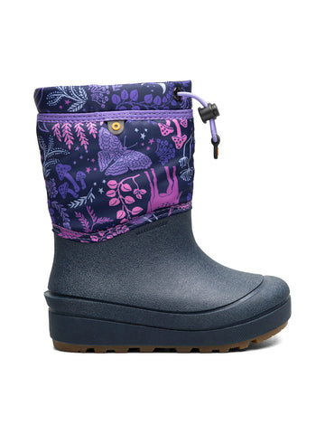 Bogs Snow Shell Boot - Cosmic Forest Indigo-Pumpkin Pie Kids Canada