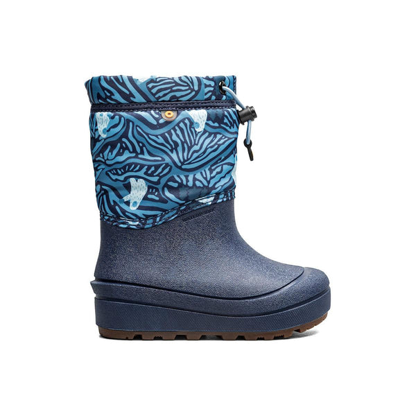 Bogs Snow Shell Boot - Friendly Yeti Navy-73554-492 11-Pumpkin Pie Kids Canada