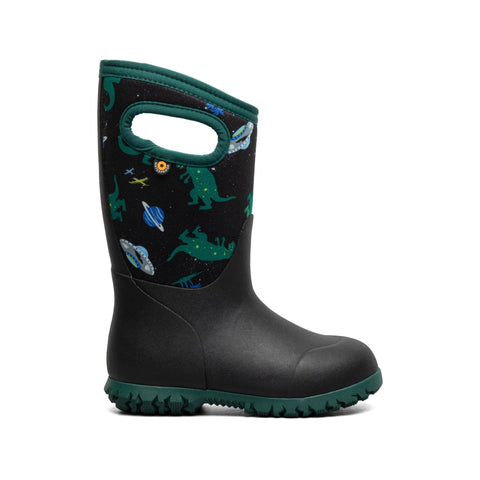 Bogs York Boots Jurassic Dino - Black-73254-009 7-Pumpkin Pie Kids Canada
