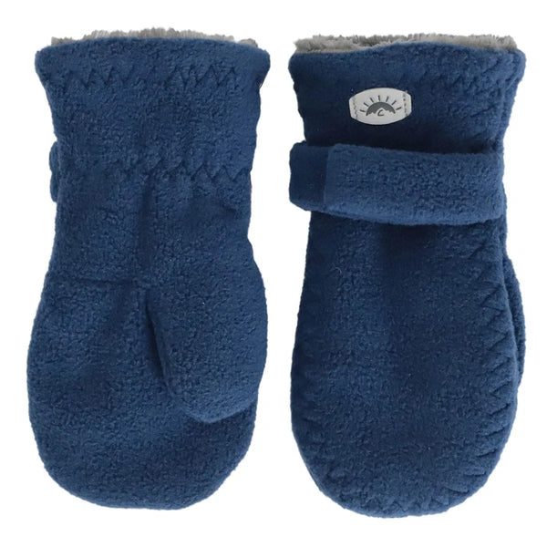 Calikids Fleece Mitts - Blue-Pumpkin Pie Kids Canada