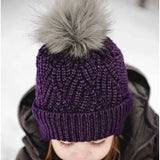 Calikids Knit Hat - Blackberry-W2408 BKB TOD-Pumpkin Pie Kids Canada