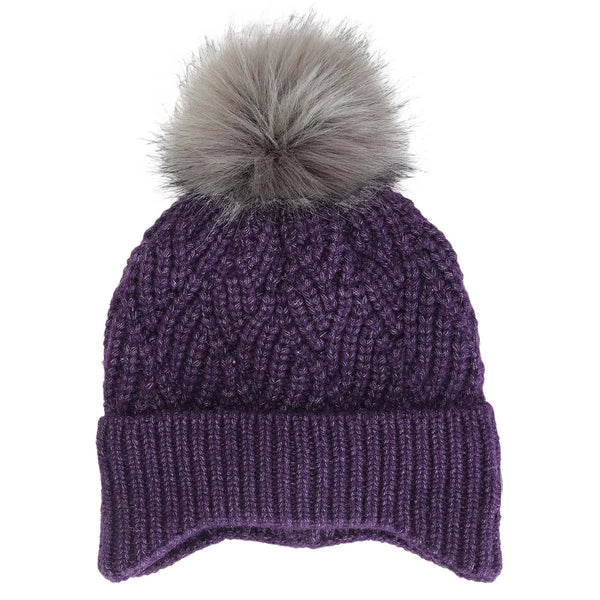 Calikids Knit Hat - Blackberry-W2408 BKB TOD-Pumpkin Pie Kids Canada