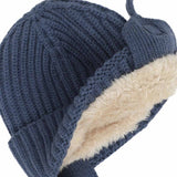 Calikids Knit Hat - Blue-W2602-BLU XS-Pumpkin Pie Kids Canada