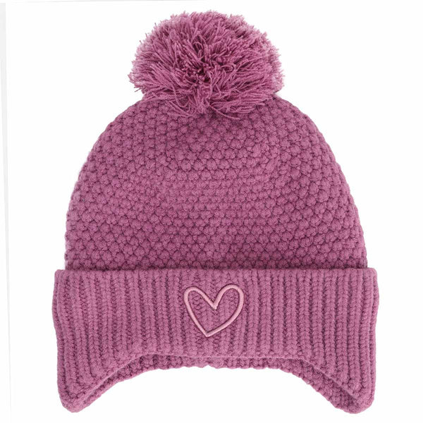 Calikids Knit Hat - Bordeau-W2608-BRDO TOD-Pumpkin Pie Kids Canada