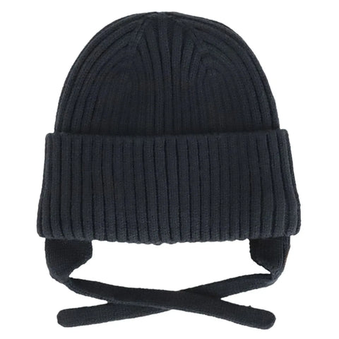 Calikids Soft Touch Knit Hat - Black Ink-Pumpkin Pie Kids Canada