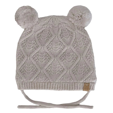 Calikids Soft Touch Knit Hat - Moonbeam-Pumpkin Pie Kids Canada