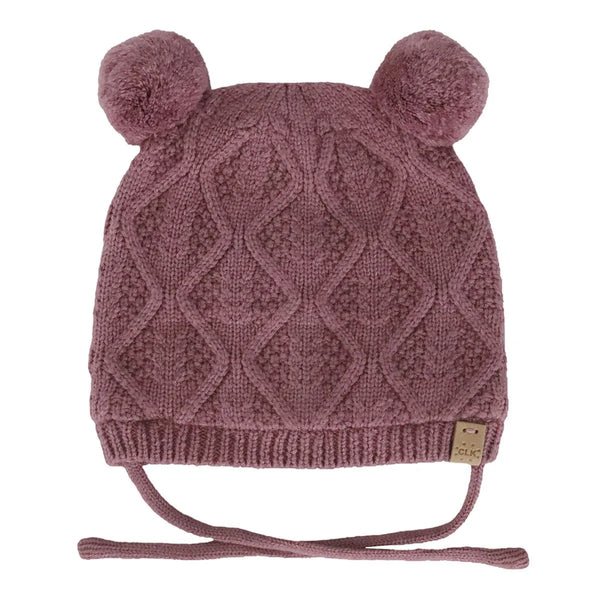Calikids Soft Touch Knit Hat - Nostalgic Rose-W2501-NOSR XS-Pumpkin Pie Kids Canada