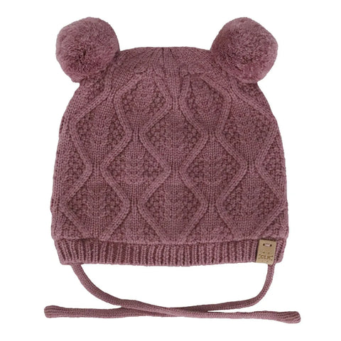 Calikids Soft Touch Knit Hat - Nostalgic Rose-W2501-NOSR XS-Pumpkin Pie Kids Canada