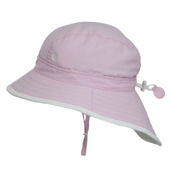 Calikids UV Beach Hat - Pink Tulle-Pumpkin Pie Kids Canada