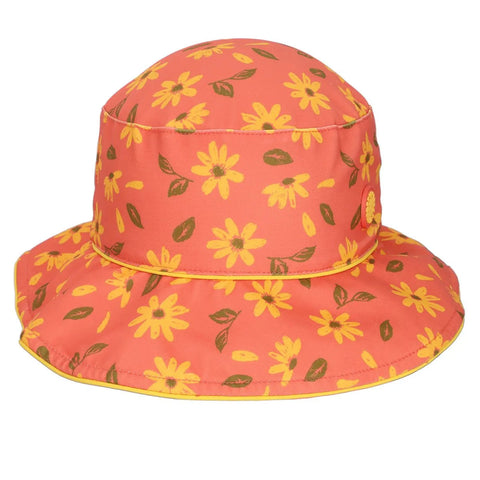 Calikids UV Sun Hat - Daisy Print-Pumpkin Pie Kids Canada