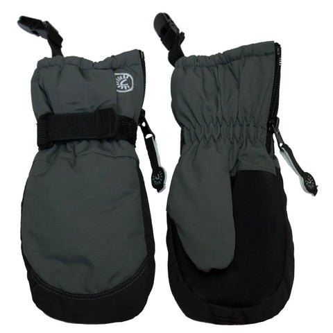 Calikids Waterproof Mitts - Charcoal-W0122-CHR BY-Pumpkin Pie Kids Canada