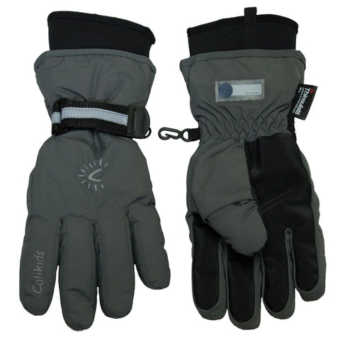 Calikids Waterproof Mitts - Charcoal-Pumpkin Pie Kids Canada