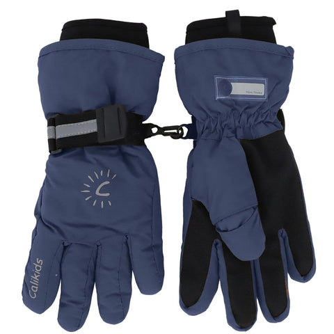 Calikids Waterproof Neoprene Cuff Gloves - Blue-W0027-BLU M-Pumpkin Pie Kids Canada
