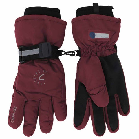 Calikids Waterproof Neoprene Cuff Gloves - Maroon-W0027-MAON M-Pumpkin Pie Kids Canada