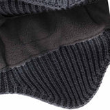 Calkids Knit Windproof Hat - Black Ink-W2509-BKIK TOD-Pumpkin Pie Kids Canada