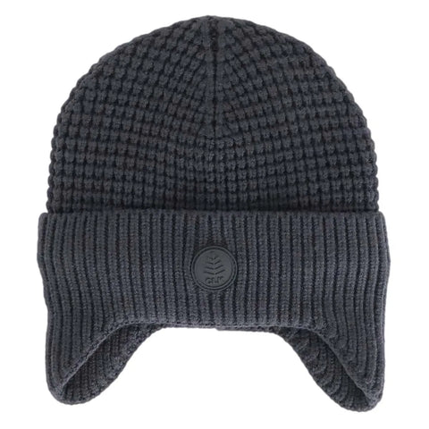 Calkids Knit Windproof Hat - Black Ink-Pumpkin Pie Kids Canada