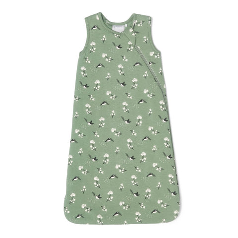 Coccoli Cotton-Modal Sleepsack - Birds on Lily Pad-Pumpkin Pie Kids Canada