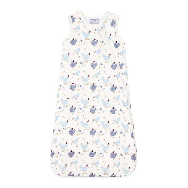Coccoli Modal Sleepsack - Chickens on Cream-AFM6041-201 NB-9M 1.5T-Pumpkin Pie Kids Canada