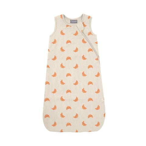 Coccoli Modal Sleepsack - Croissant on Beige-Pumpkin Pie Kids Canada