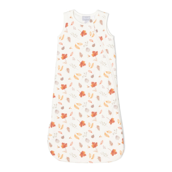 Coccoli Modal Sleepsack - Fall on Cream-AM5722-302 NB-9M 1.5T-Pumpkin Pie Kids Canada