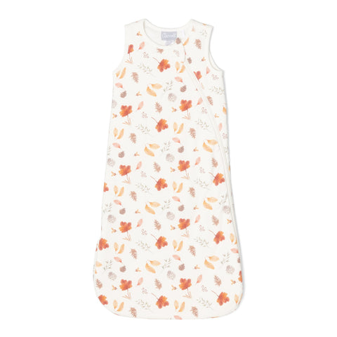 Coccoli Modal Sleepsack - Fall on Cream-AM5722-302 NB-9M 1.5T-Pumpkin Pie Kids Canada
