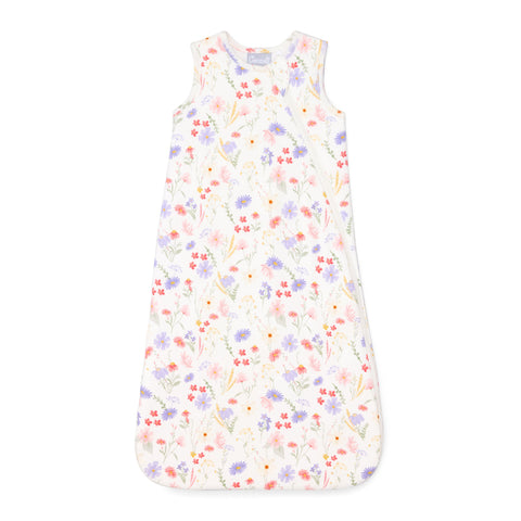 Coccoli Modal Sleepsack - Flowers on Cream-Pumpkin Pie Kids Canada