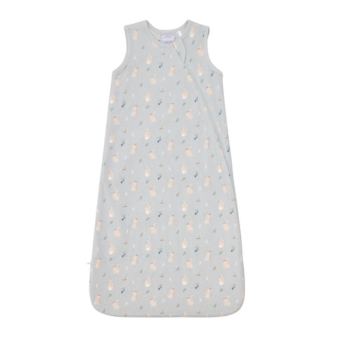 Coccoli Modal Sleepsack - Rabbits on Mercury-ATM6001-334 NB-9M 0.5T-Pumpkin Pie Kids Canada