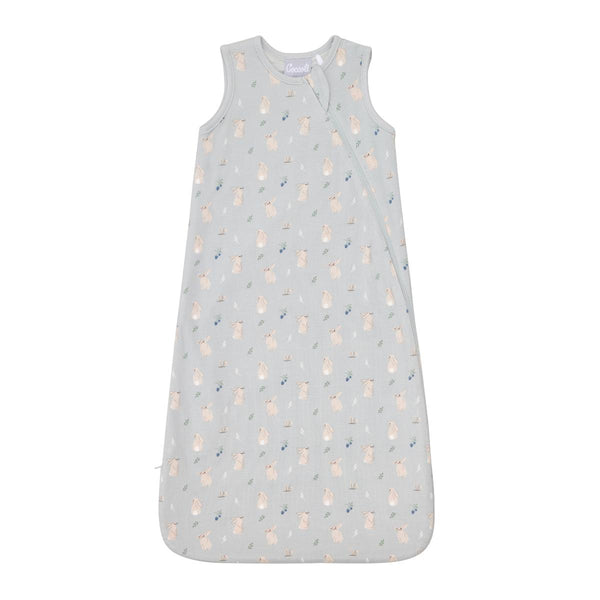 Coccoli Modal Sleepsack - Rabbits on Mercury-Pumpkin Pie Kids Canada