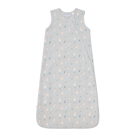 Coccoli Modal Sleepsack - Rabbits on Mercury-Pumpkin Pie Kids Canada
