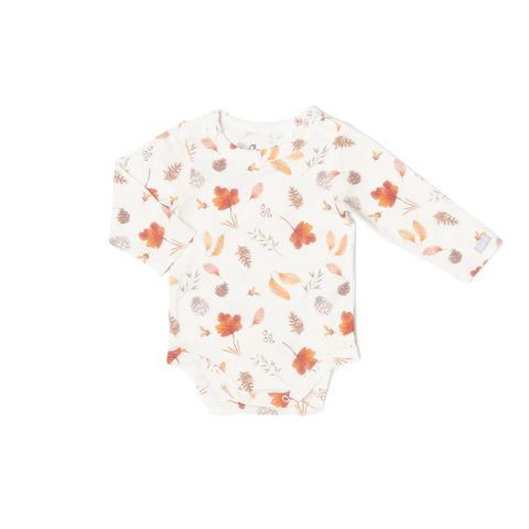 Coccoli Romper Onesie - Fall on Cream-Pumpkin Pie Kids Canada