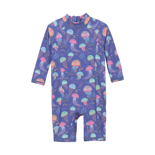 Color Kids Baby UV Suit - Marlin Jellyfish-720222-6149 9M-Pumpkin Pie Kids Canada