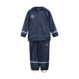 Color Kids Rain Jacket & Pant Set - D Blue-5967-772 4-Pumpkin Pie Kids Canada