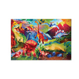 Crocodile Creek 100pc Holographic Puzzle - Dinosaur World-79103-Pumpkin Pie Kids Canada