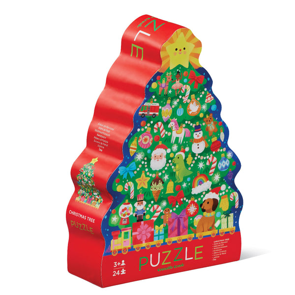 Crocodile Creek 24pc Puzzle - Christmas Tree