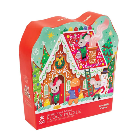 Crocodile Creek 24pc Puzzle - Gingerbread House
