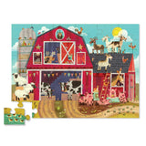 Crocodile Creek 36pc Floor Puzzle - Barnyard Buddies-Pumpkin Pie Kids Canada