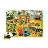 Crocodile Creek 36pc Floor Puzzle - Busy Builders-Pumpkin Pie Kids Canada