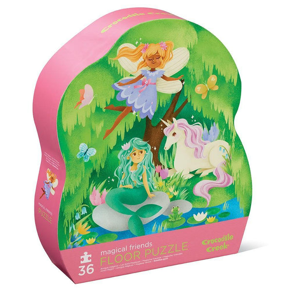Crocodile Creek 36pc Floor Puzzle - Magical Friends-40788S-Pumpkin Pie Kids Canada