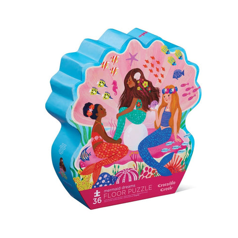 Crocodile Creek 36pc Floor Puzzle - Mermaid Dreams-Pumpkin Pie Kids Canada