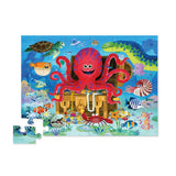 Crocodile Creek 36pc Floor Puzzle - Octopus Treasure-Pumpkin Pie Kids Canada