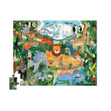 Crocodile Creek 50pc Flat House Puzzle - Zoo-41628-Pumpkin Pie Kids Canada