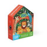 Crocodile Creek 50pc Flat House Puzzle - Zoo-41628-Pumpkin Pie Kids Canada