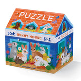 Crocodile Creek 50pc Puzzle - Bunny House-40955-Pumpkin Pie Kids Canada