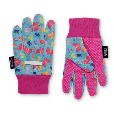 Crocodile Creek Garden Gloves - Butterfly Rainbow-Pumpkin Pie Kids Canada