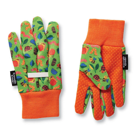 Crocodile Creek Garden Gloves - Garden Friends-78816-Pumpkin Pie Kids Canada